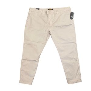 Johnny Big Slim Jim Chino in “natural” khaki pants 50w x 32 inseam NWT